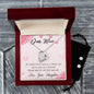 Forever Love Necklace and Cubic Zirconia Earring Set Dear Mom-Happy Mother’s Day!