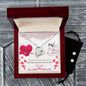 Forever Love Necklace and Cubic Zirconia Earring Set Happy Birthday to a sister