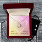 Forever Love Necklace and Cubic Zirconia Earring Set Happy Mother's Day Thank you for all you do