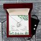 Forever Love Necklace and Cubic Zirconia Earring Set Happy First Mother's Day