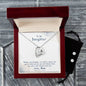 Forever Love Necklace and Cubic Zirconia Earring Set Mother-and-Daughter,-no-matter