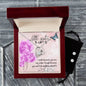 Forever Love Necklace and Cubic Zirconia Earring Set I smile because you are my Little Sister