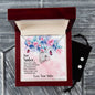 Forever Love Necklace and Cubic Zirconia Earring Set dear sister