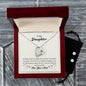 Forever Love Necklace and Cubic Zirconia Earring Set To my daughter-Someday when the pages