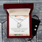 Forever Love Necklace and Cubic Zirconia Earring Set To My Mom - I Love You, I really Do