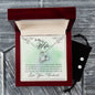 Forever Love Necklace and Cubic Zirconia Earring Set To my wife-You are my love