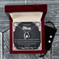 Forever Love Necklace and Cubic Zirconia Earring Set To My Beautiful Mom2