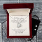 Forever Love Necklace and Cubic Zirconia Earring Set To My Daughter-From Mom
