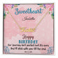 Happy Birthday, Personalized Name Necklace