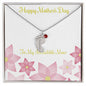 Custom Baby Feet Necklace with Birthstone Happy Mother's Day to my Incredible Mom