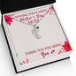 Custom Baby Feet Necklace with Birthstone Wishing you a happy Mothers day