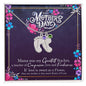Custom Baby Feet Necklace with Birthstone Happy Mother's Day