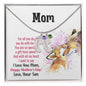 Custom Baby Feet Necklace with Birthstone mom you are so special 1