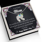 Custom Baby Feet Necklace with Birthstone To My Beautiful Mom2