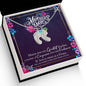 Custom Baby Feet Necklace with Birthstone Happy Mother's Day