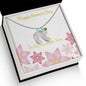Custom Baby Feet Necklace with Birthstone Happy Mother's Day to my Incredible Mom