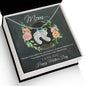 Custom Baby Feet Necklace with Birthstone Mom, Happy Mothers Day