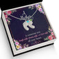 Custom Baby Feet Necklace with Birthstone A Mother is someone you laugh with, dream with, and love with all your heart.
