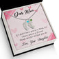 Custom Baby Feet Necklace with Birthstone Dear Mom-Happy Mother’s Day!