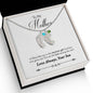 Custom Baby Feet Necklace with Birthstone, To my Mother