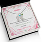 Custom Baby Feet Necklace with Birthstone Mom Happy Mother's Day