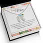 Custom Baby Feet Necklace with Birthstone To My Mom - I Love You, I really Do