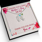 Custom Baby Feet Necklace with Birthstone Wishing you a happy Mothers day