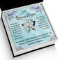 Custom Baby Feet Necklace with Birthstone To My Bonus Mom2
