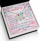 Custom Baby Feet Necklace with Birthstone To My wanderful Mom