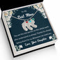 Custom Baby Feet Necklace with Birthstone To My Best Mom2