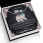 Custom Baby Feet Necklace with Birthstone To My Beautiful Mom2