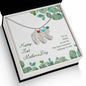 Custom Baby Feet Necklace with Birthstone Happy First Mother's Day