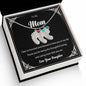 Custom Baby Feet Necklace with Birthstone To My Mom2