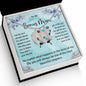 Custom Baby Feet Necklace with Birthstone To My Bonus Mom2