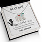 Custom Baby Feet Necklace with Birthstone Dear Mom,  Happy Mother’s Day! You’re the mom