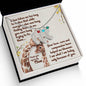 Custom Baby Feet Necklace with Birthstone Thank you Mom