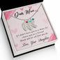 Custom Baby Feet Necklace with Birthstone Dear Mom-Happy Mother’s Day!