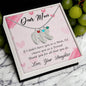 Custom Baby Feet Necklace with Birthstone Dear Mom-Happy Mother’s Day!