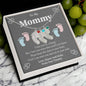 Custom Baby Feet Necklace with Birthstone To my Mommy to be