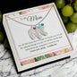Custom Baby Feet Necklace with Birthstone To My Mom - I Love You, I really Do