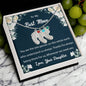 Custom Baby Feet Necklace with Birthstone To My Best Mom2
