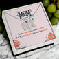 Custom Baby Feet Necklace with Birthstone to the world you are a mother