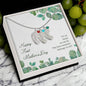 Custom Baby Feet Necklace with Birthstone Happy First Mother's Day