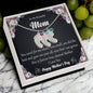 Custom Baby Feet Necklace with Birthstone To My Beautiful Mom2