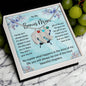 Custom Baby Feet Necklace with Birthstone To My Bonus Mom2