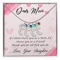 Custom Baby Feet Necklace with Birthstone Dear Mom-Happy Mother’s Day!