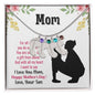 Custom Baby Feet Necklace with Birthstone mom you are so special