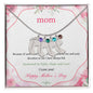 Custom Baby Feet Necklace with Birthstone Mom Happy Mother's Day