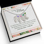 Custom Baby Feet Necklace with Birthstone To My Mom - I Love You, I really Do