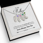 Custom Baby Feet Necklace with Birthstone, To my Mother